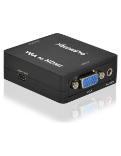 Adaptador VGA a HDMI XtremPro 1800p Full HD con Audio