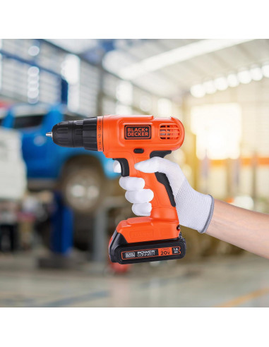 Taladro Atornillador Inalámbrico BLACK+DECKER 20V MAX + 30 Accesorios