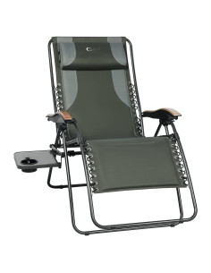 Silla de Patio Reclinable Portal XL con Cojines y Porta Vasos