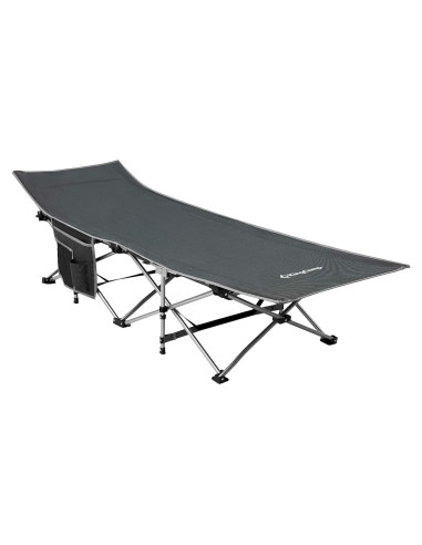 Cama de Camping Plegable KingCamp 190x67cm 120kg Gris