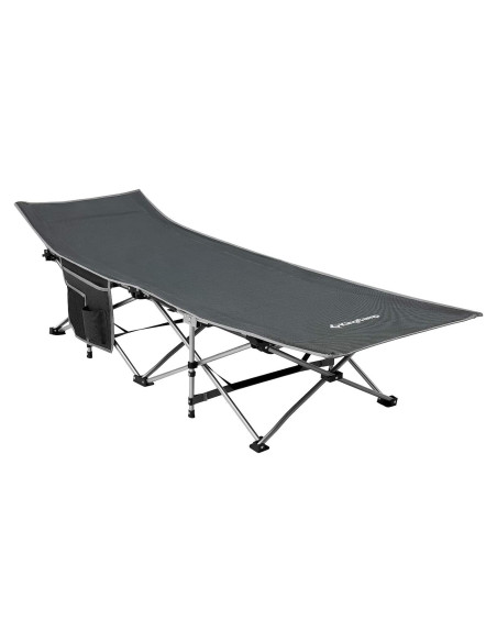 Cama de Camping Plegable KingCamp 190x67cm 120kg Gris