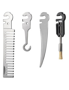 Set Multiherramienta Roxon FT08 4 Piezas para Camping