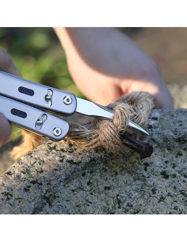 Set Multiherramienta Roxon FT08 4 Piezas para Camping