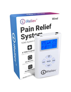 Unidad TENS iReliev ET-1313 para Alivio del Dolor Muscular