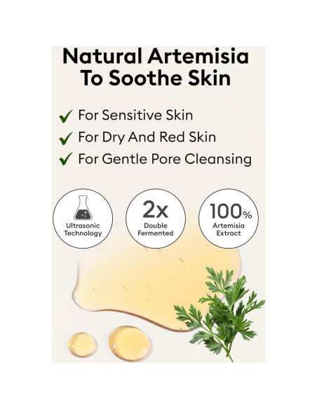 Limpiador Espumoso 2-en-1 MISSHA Artemisia 150ml - Facial y Mascarilla