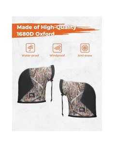 Guantes de Manillar KEMIMOTO Camuflaje Universales para Motonieve 2