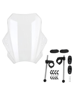 Parabrisas Universal Ajustable Areyourshop para Motocicleta 22-28MM