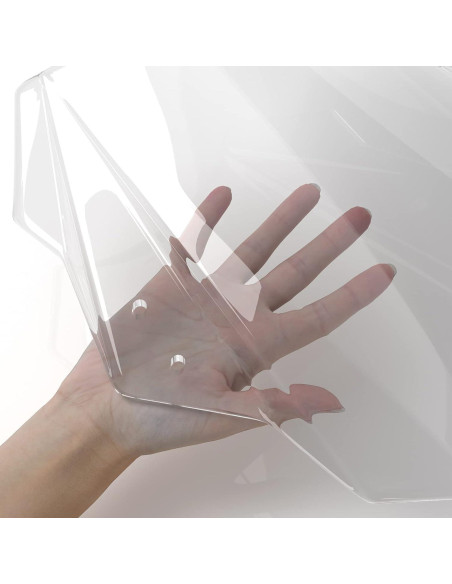 Parabrisas Universal Ajustable Areyourshop para Motocicleta 22-28MM