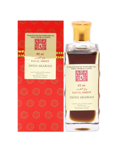Aceite de Perfume Swiss Arabian Ruh El Amber 90 ml Unisex