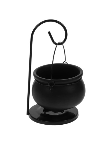 Quemador de Aceite Cabilock Lámpara de Cerámica Negro 414g