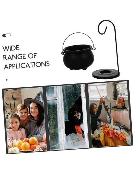 Quemador de Aceite Cabilock Lámpara de Cerámica Negro 414g