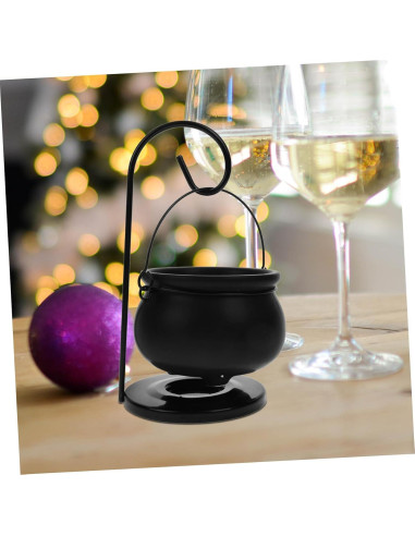 Quemador de Aceite Cabilock Lámpara de Cerámica Negro 414g