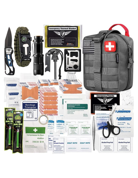 Kit de Supervivencia EVERLIT 250 Piezas para Emergencias