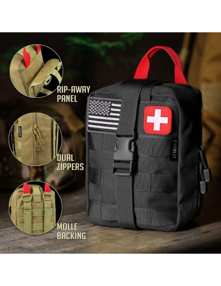 Kit de Supervivencia EVERLIT 250 Piezas para Emergencias