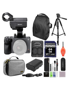 Cámara de Cine Digital Sony FX30 con Mango XLR y Accesorios