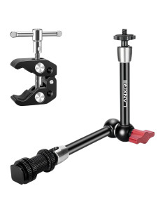 Super Clamp y Brazo Mágico Ajustable 28cm Lanxire - Carga 2kg