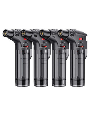 Encendedores de Antorcha TOPKAY 4 Piezas Recargables
