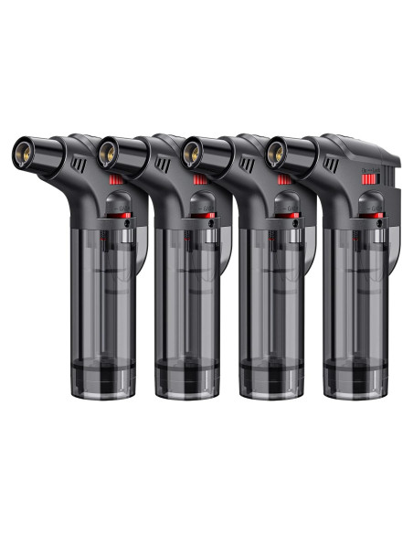 Encendedores de Antorcha TOPKAY 4 Piezas Recargables