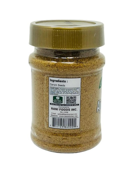 Polvo de Ajwain Desi Kitchen 85 g - Sin OGM - Especia India