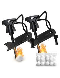 Encendedor de Fuego HOPKASE 2PCS Magnesio con Yesca