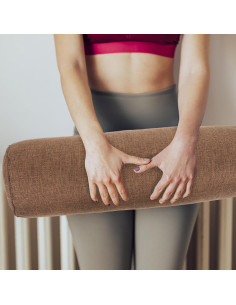 Almohada Asistida para Yoga GANAZONO Cilindro Soporte Cuello 2