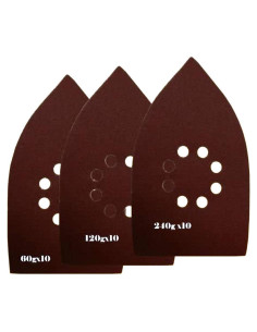 30 Papeles de Lija Detalle Grande Mouse MTP 60-240 Granulaciones