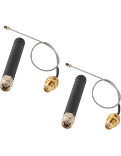 Antena Lora 915MHz U.fl a SMA 2pcs JTLABSEJFIFJ para IoT 2