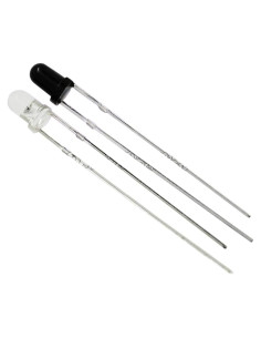 50 Piezas Diodos Infrarrojos Emisores y Receptores 3mm JTLABSEJFIFJ