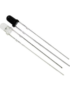 50 Piezas Diodos Infrarrojos Emisores y Receptores 3mm JTLABSEJFIFJ 2