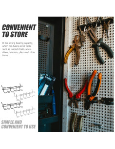 Soportes Organizadores de Destornilladores Housoutil - Acero Inoxidable 2