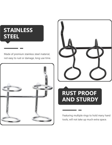 Soportes Organizadores de Destornilladores Housoutil - Acero Inoxidable