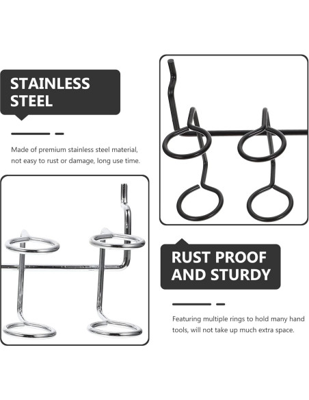 Soportes Organizadores de Destornilladores Housoutil - Acero Inoxidable