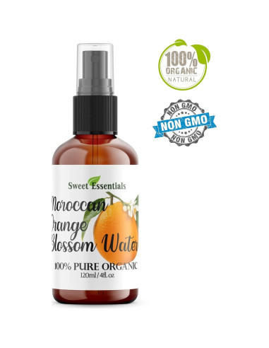 Agua de Flor de Naranjo Marroquí Orgánica 120ml - Sweet Essentials