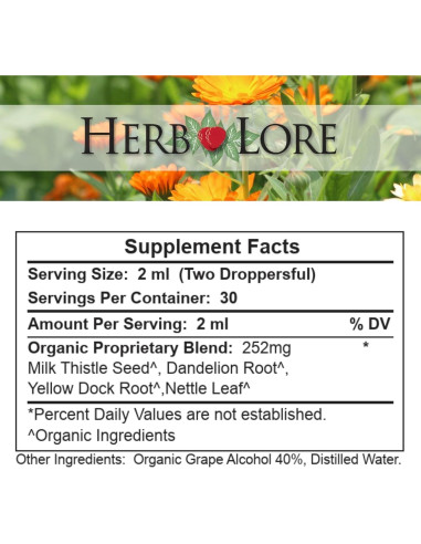 Tintura Calmante de Picazón Orgánica Herb Lore 59 ml