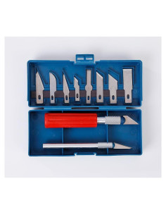 Juego de Cuchillos de Hobby Genérico 13 Piezas para Manualidades