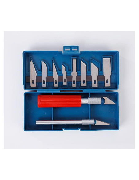 Juego de Cuchillos de Hobby Genérico 13 Piezas para Manualidades