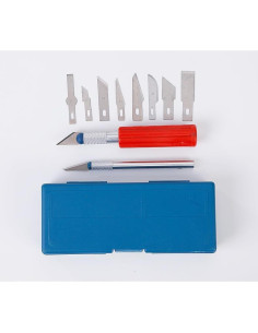 Juego de Cuchillos de Hobby Genérico 13 Piezas para Manualidades 2