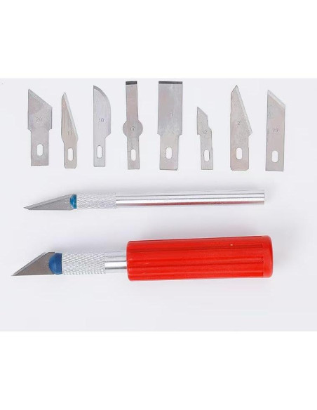 Juego de Cuchillos de Hobby Genérico 13 Piezas para Manualidades