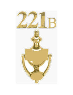 Calcomanía de Vinilo EMC Graphics 12.7 cm Sherlock Holmes 2