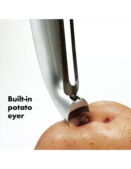 Pelador Giratorio Pro OXO Acero Inoxidable Antideslizante