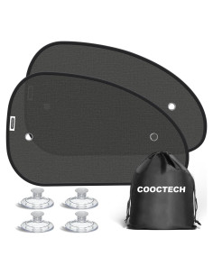 Sombras de Ventana para Automóvil COOCTECH 63.5x38.1cm UV 99.98% (2 Pcs)