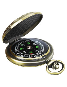 Brújula Clásica Leabertee Multifuncional para Camping
