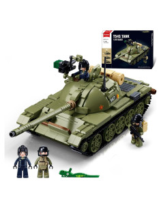 Juego de Construcción Tanque Militar Sluban 3 en 1 T-54 T-55