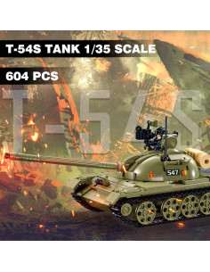 Juego de Construcción Tanque Militar Sluban 3 en 1 T-54 T-55 2