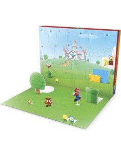 Calendario de Adviento Super Mario Nintendo con 24 Figuras y Accesorios 2