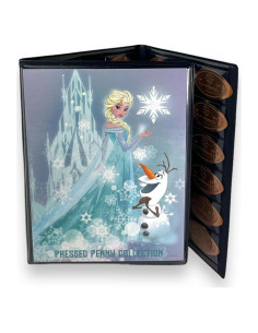 Libro de Colección de Monedas Pennybandz Elsa 60 Monedas
