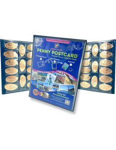 Libro de Colección de Monedas Pennybandz Elsa 60 Monedas 2