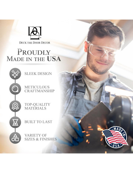 Placa de Protección para Puertas Deck the Door 15x76cm Negro