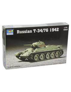 Modelo a Escala 1:72 Tanque Soviético T34/76 Trumpeter