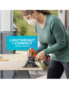 Sierra Recíproca Inalámbrica BLACK+DECKER 20V con Accesorio 2